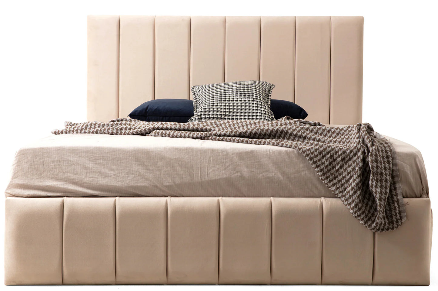 Cadre De Lit NATURA BEIGE - Velours