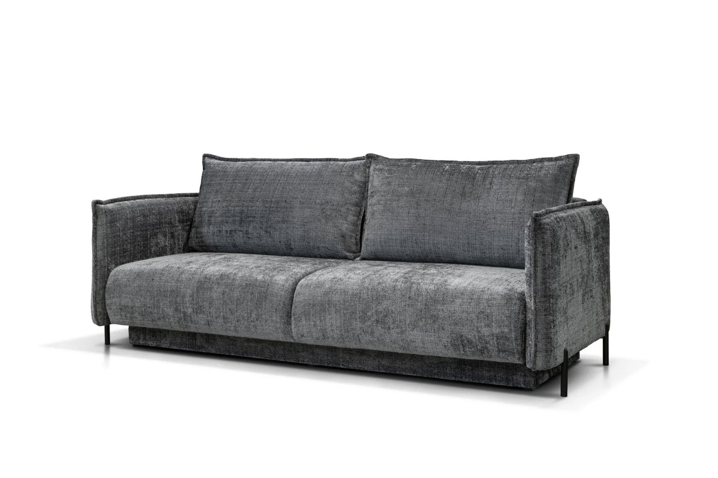 Canapé Convertible Azalfi Tweed Gris