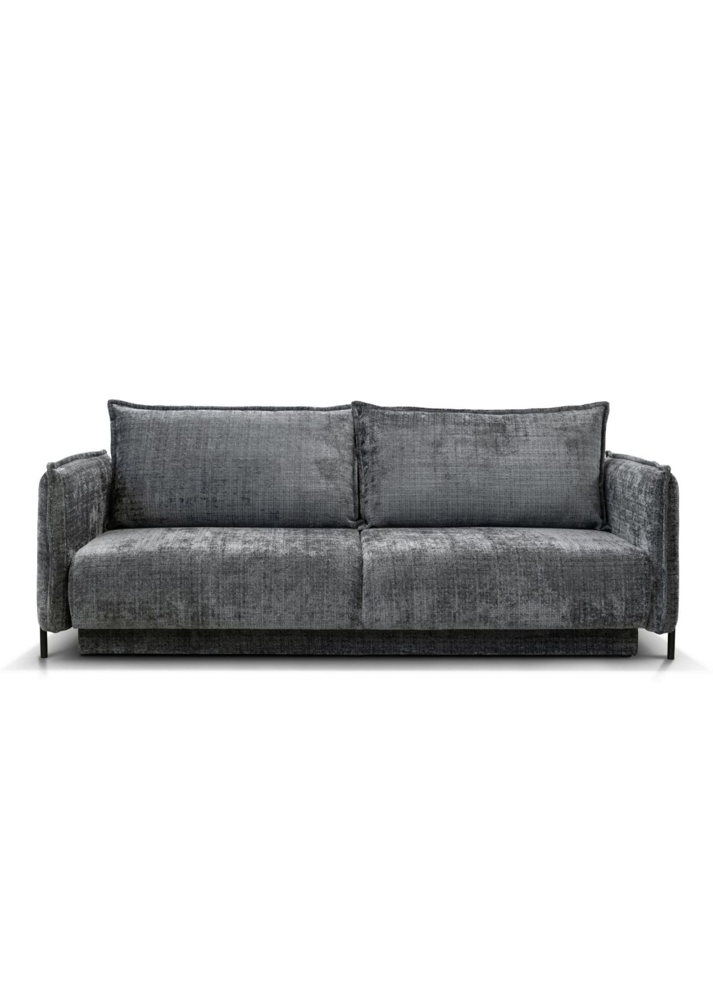 Canapé Convertible Azalfi Tweed Gris