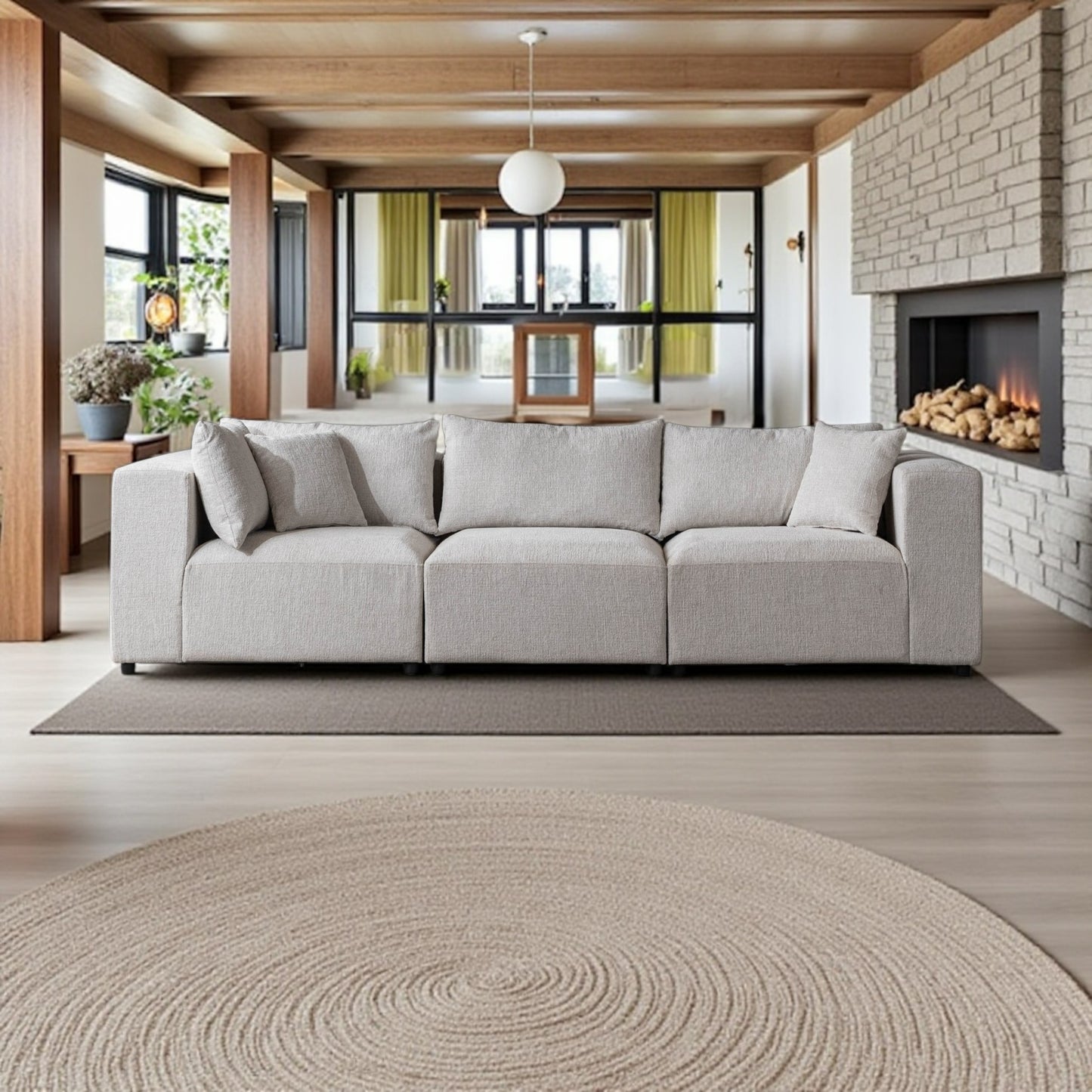 Canapé Modulable Azra Chenille