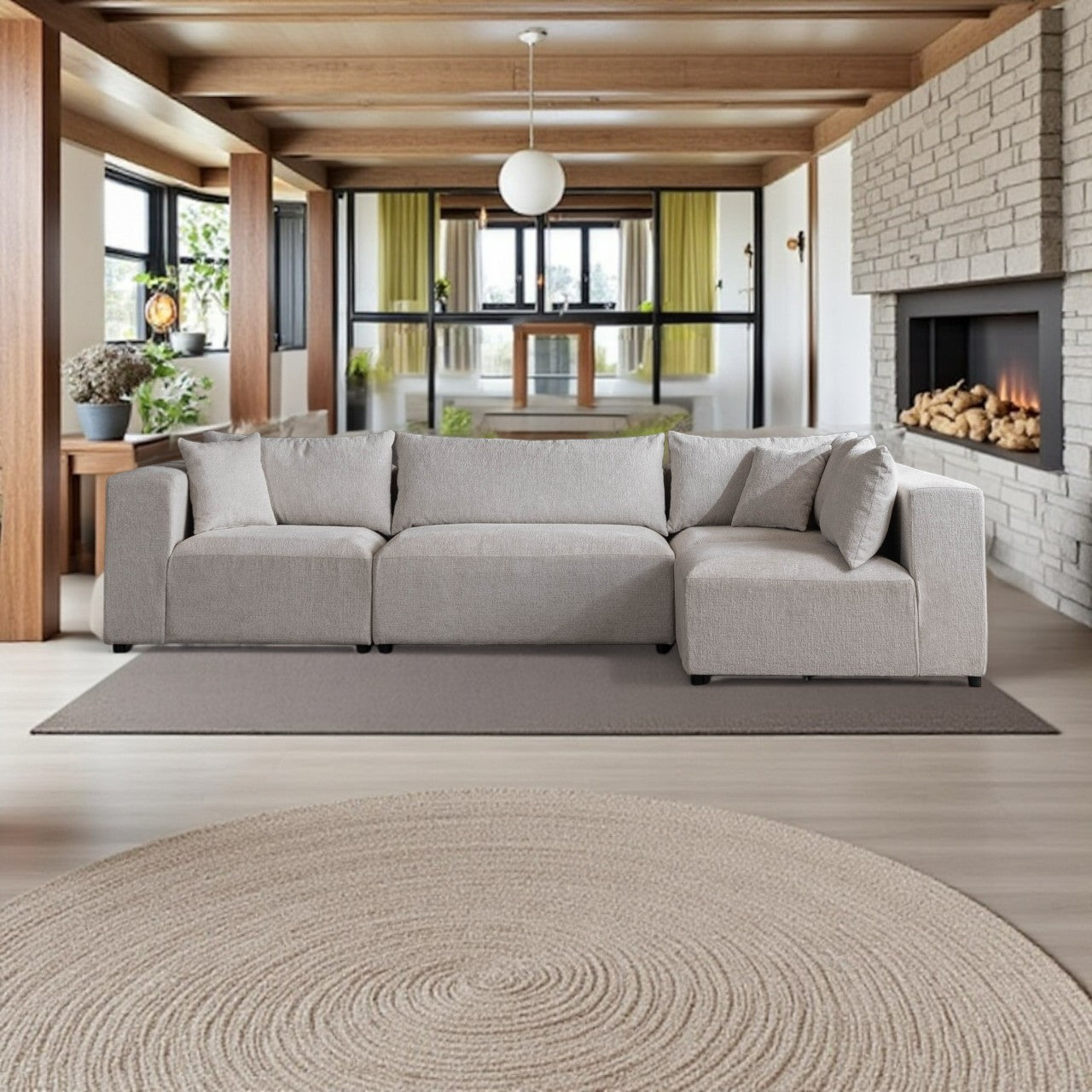 Canapé Modulable Azra Chenille