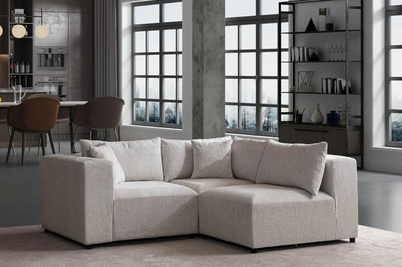 Canapé Modulable Azra Chenille