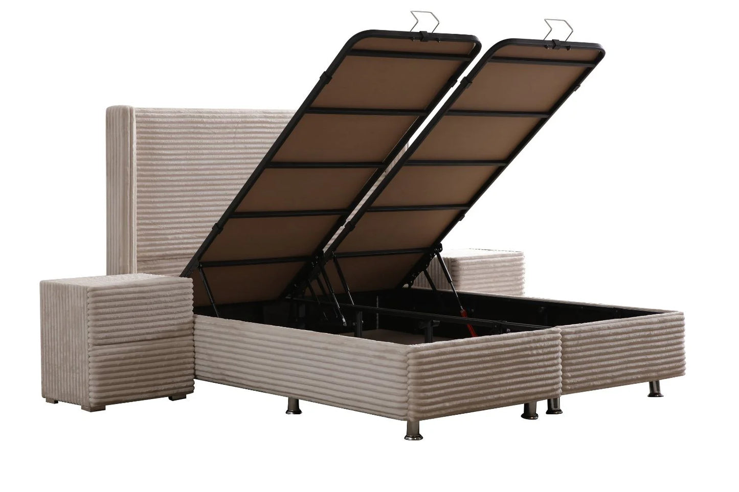 Lit Coffre CLARA BEIGE - Doudoud