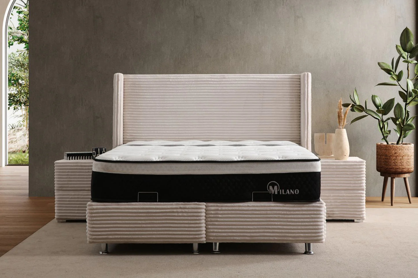 Lit Coffre CLARA BEIGE - Doudoud