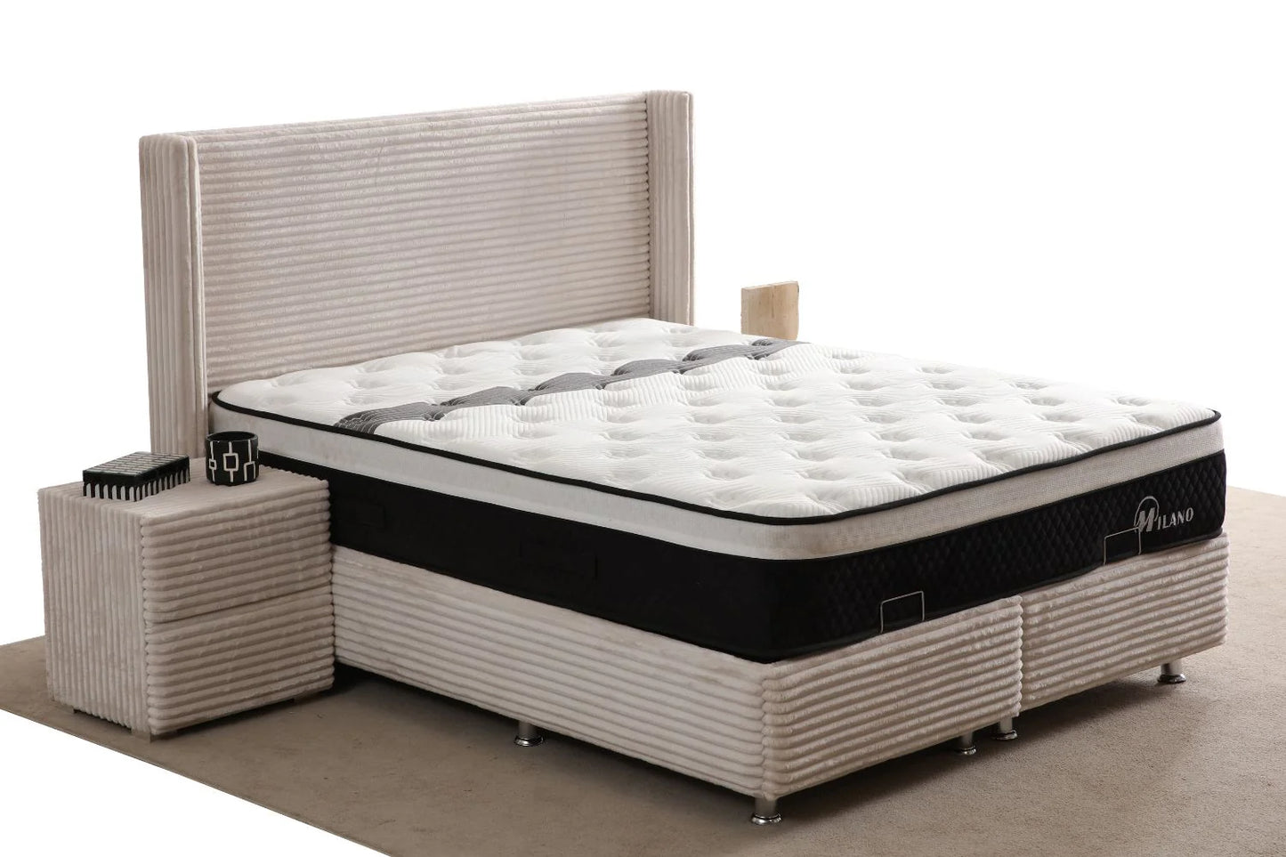 Lit Coffre CLARA BEIGE - Doudoud