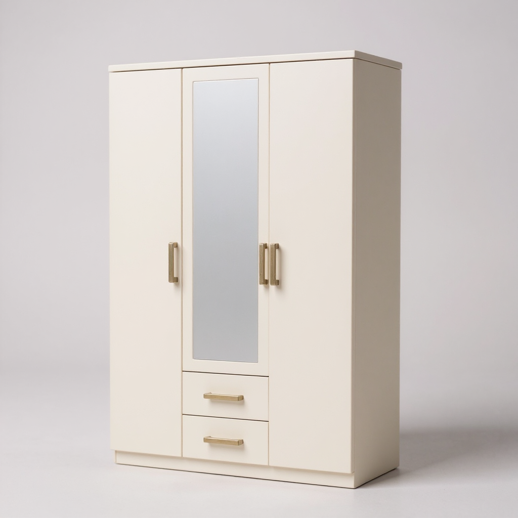 Armoire 3 Portes Nilona Beige