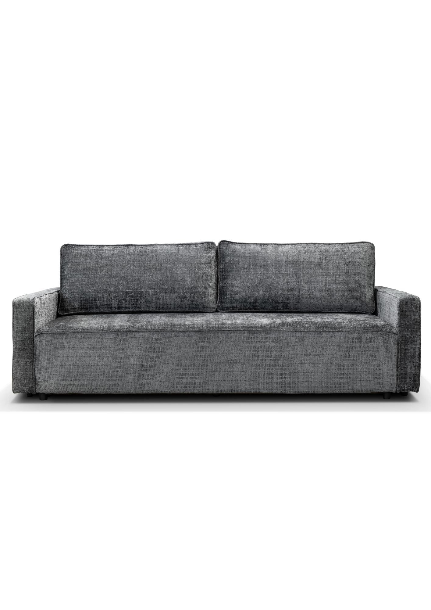 Canapé Convertible Nicale Tweed Gris