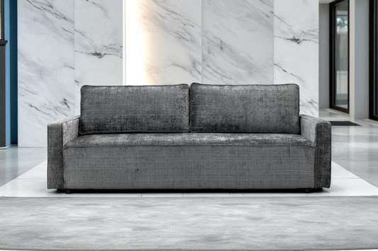 Canapé Convertible Nicale Tweed Gris