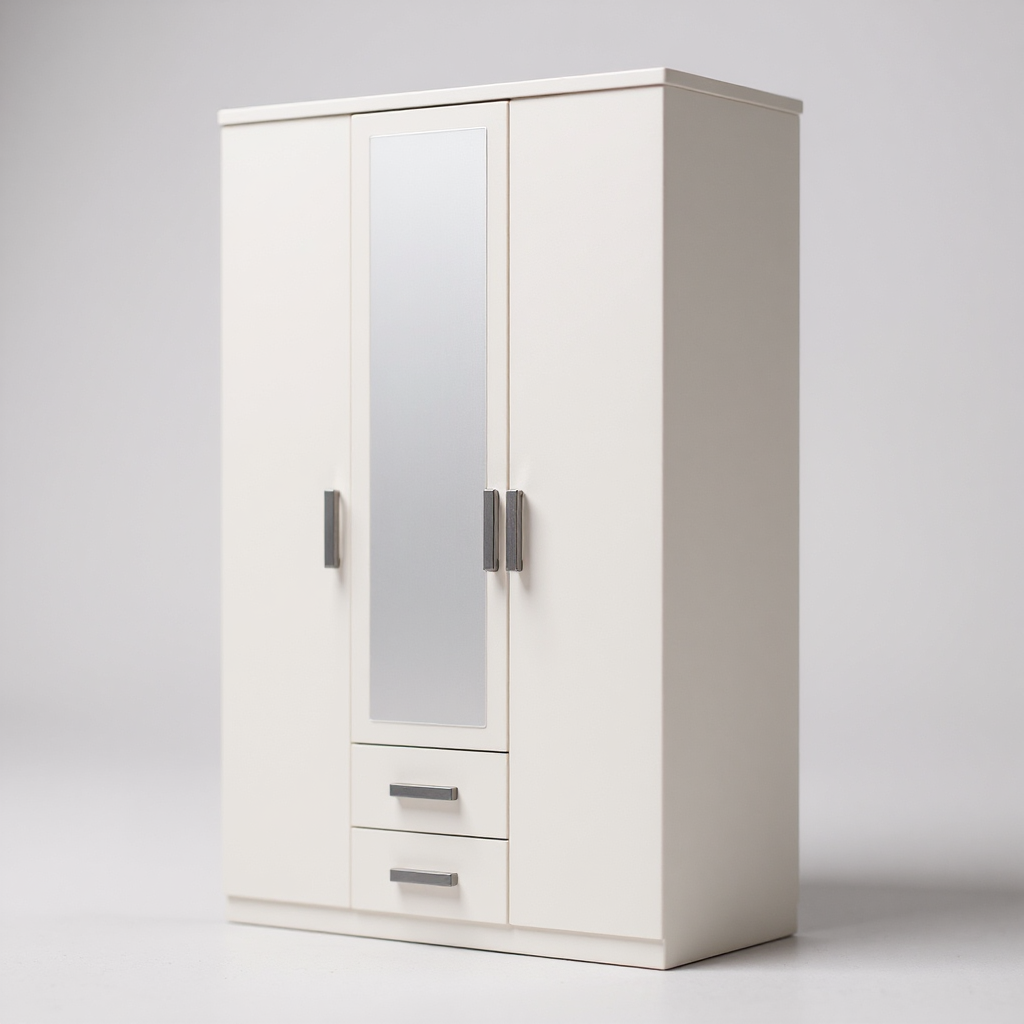 Armoire 3 Portes Nilona Blanc
