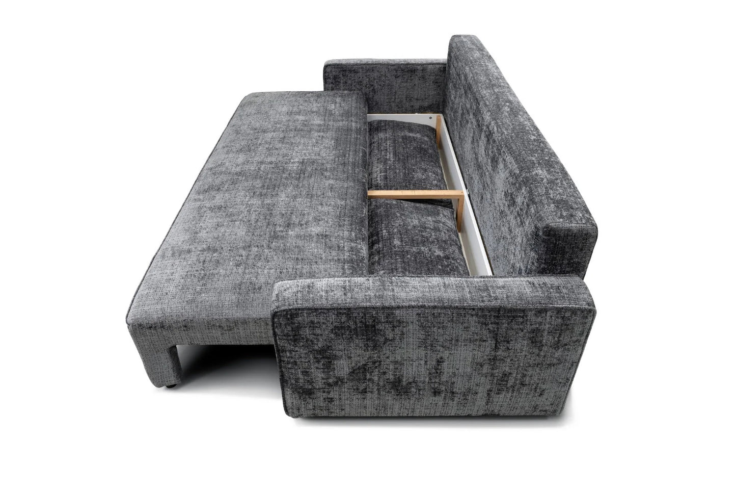 Canapé Convertible Nicale Tweed Gris