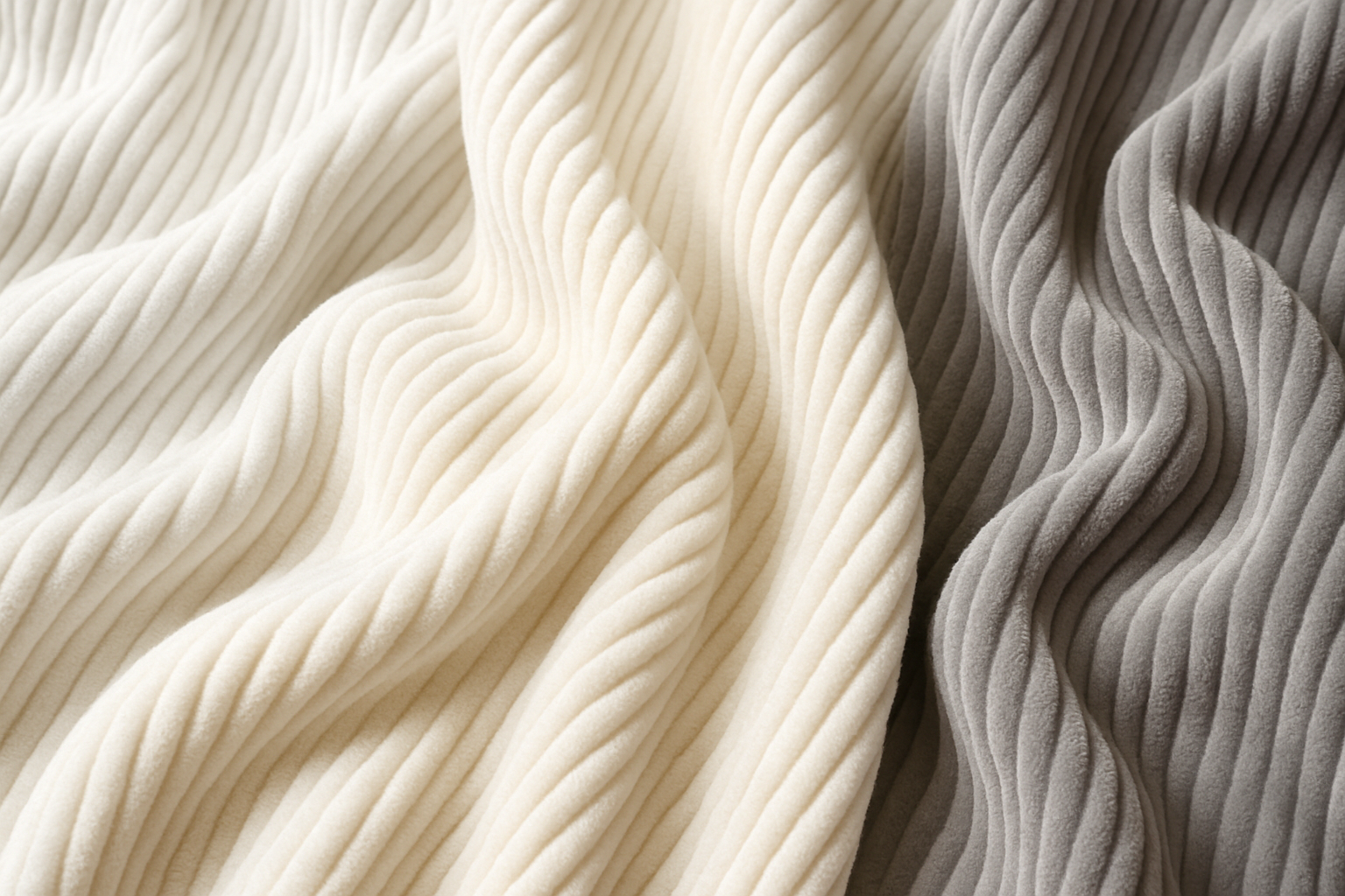 Un aspect plus luxueux avec du volume, retirer le noir pour mettre du blanc, blanc cassé et gris