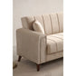 Canapé Convertible Novia Velours Beige
