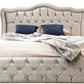 Cadre De Lit VENISE GRIS - Velours