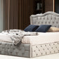 Cadre De Lit VENISE GRIS - Velours