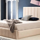 Cadre De Lit NATURA BEIGE - Velours
