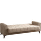Canapé Convertible Novia Velours Beige