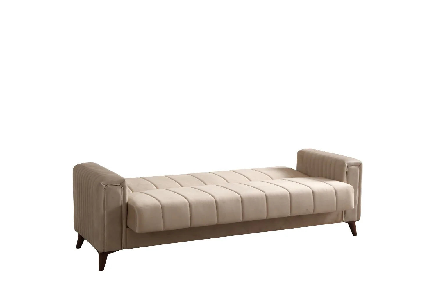 Canapé Convertible Novia Velours Beige
