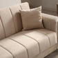 Canapé Convertible Novia Velours Beige