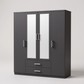 Armoire 4 Portes Gilona Gris