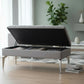 Banquette Coffre Sana GRIS - Velours