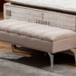Banquette Coffre Sana BEIGE - Velours