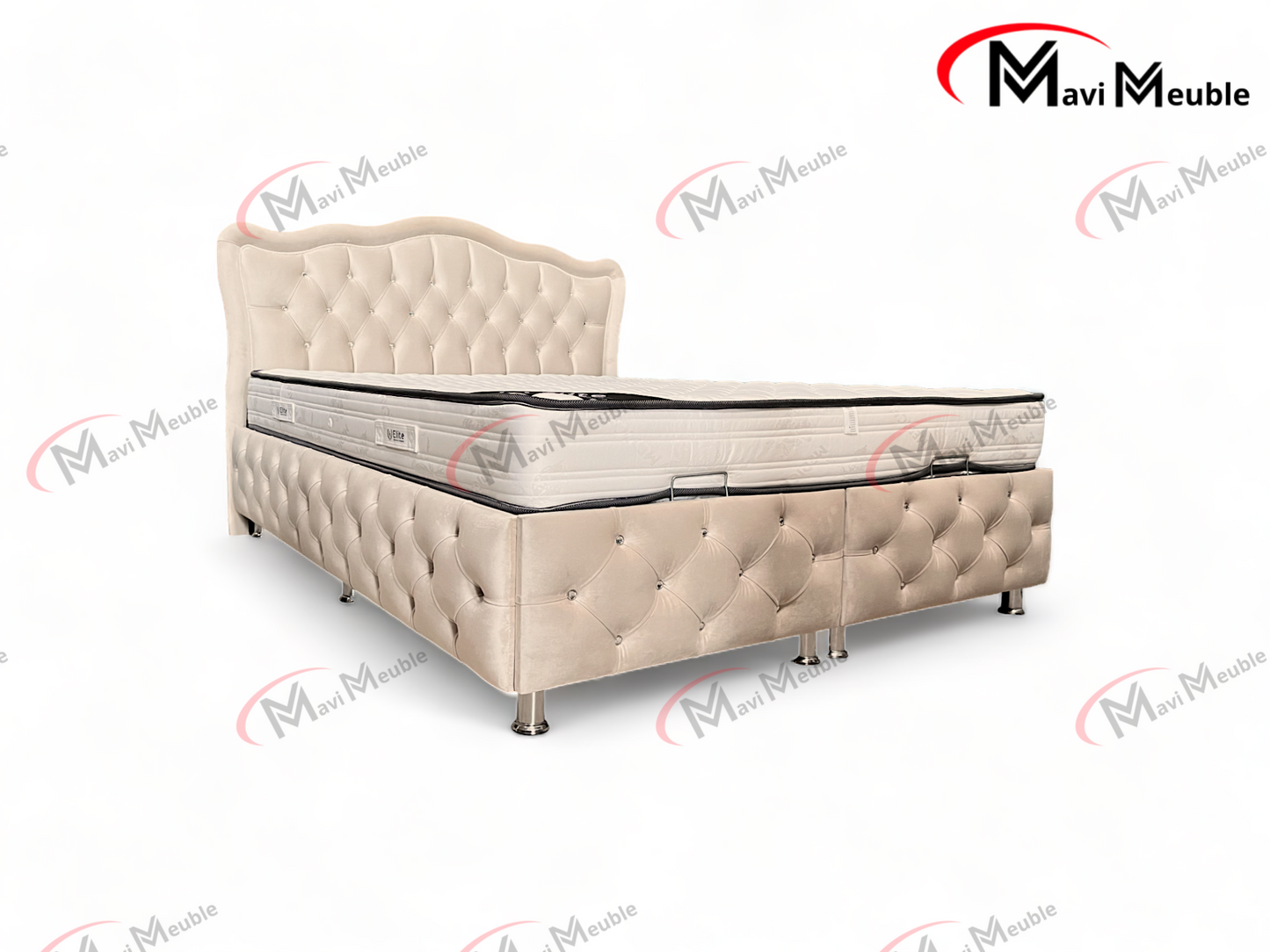 LIT COFFRE VENISE - BEIGE