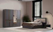 Chambre à Coucher Petra Gris Anthracite