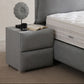 Chevet Coco GRIS - Velours