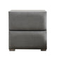 Chevet Coco GRIS - Velours