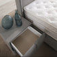 Chevet Sana GRIS - Velours