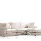 Canapé Modulable Julia Velours 3+1 Pouf