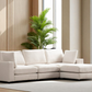 Canapé Modulable Julia Velours 3+1 Pouf