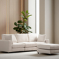 Canapé Modulable Julia Velours 3+1 Pouf