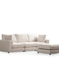 Canapé Modulable Julia Velours 3+1 Pouf
