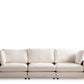 Canapé Modulable Julia Velours 3+1 Pouf