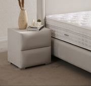 Chevet Coco BLANC CASSÉ - Velours