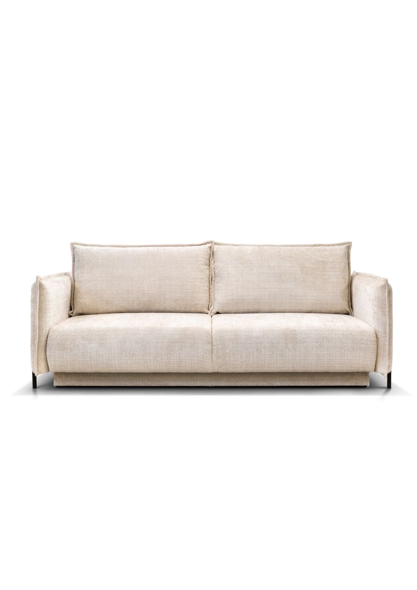 Canapé Convertible Azalfi Tweed Crème