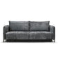 Canapé Convertible Azalfi Tweed Gris