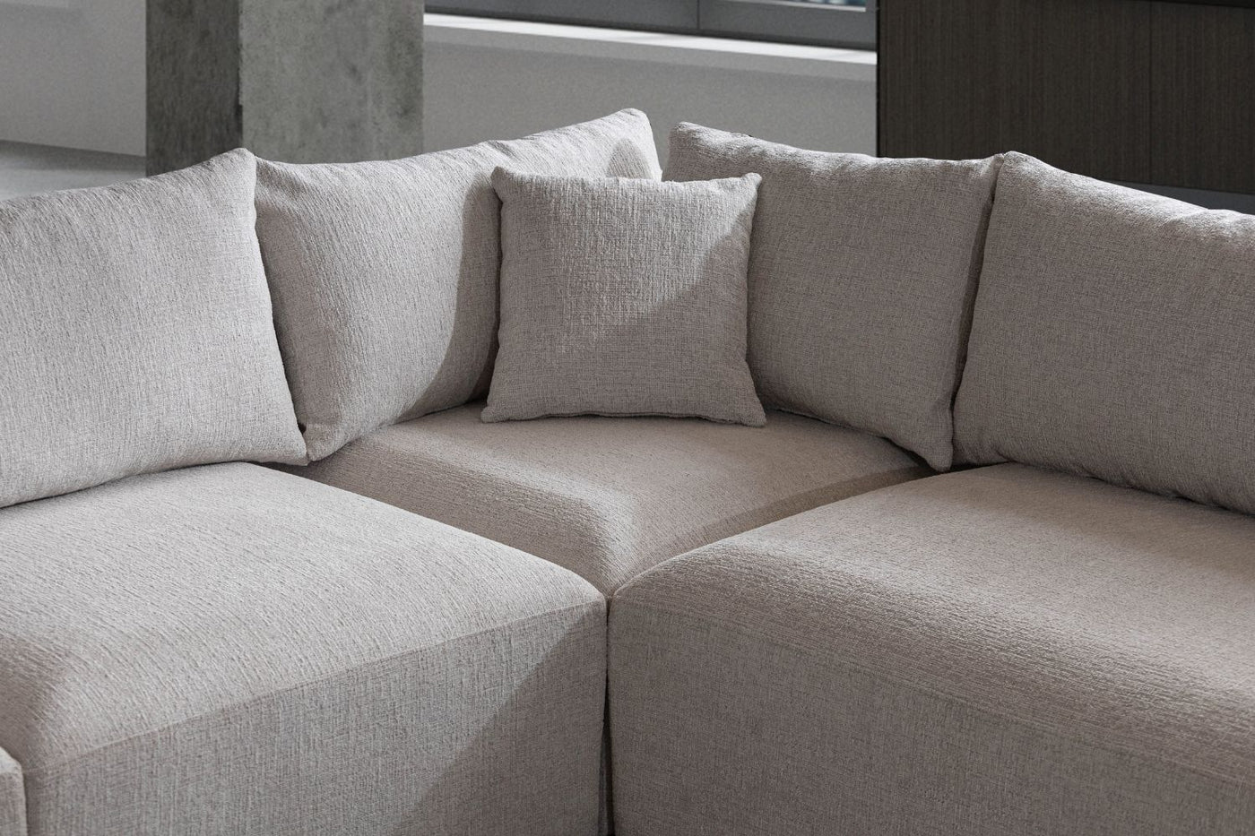 Canapé Modulable Azra Chenille