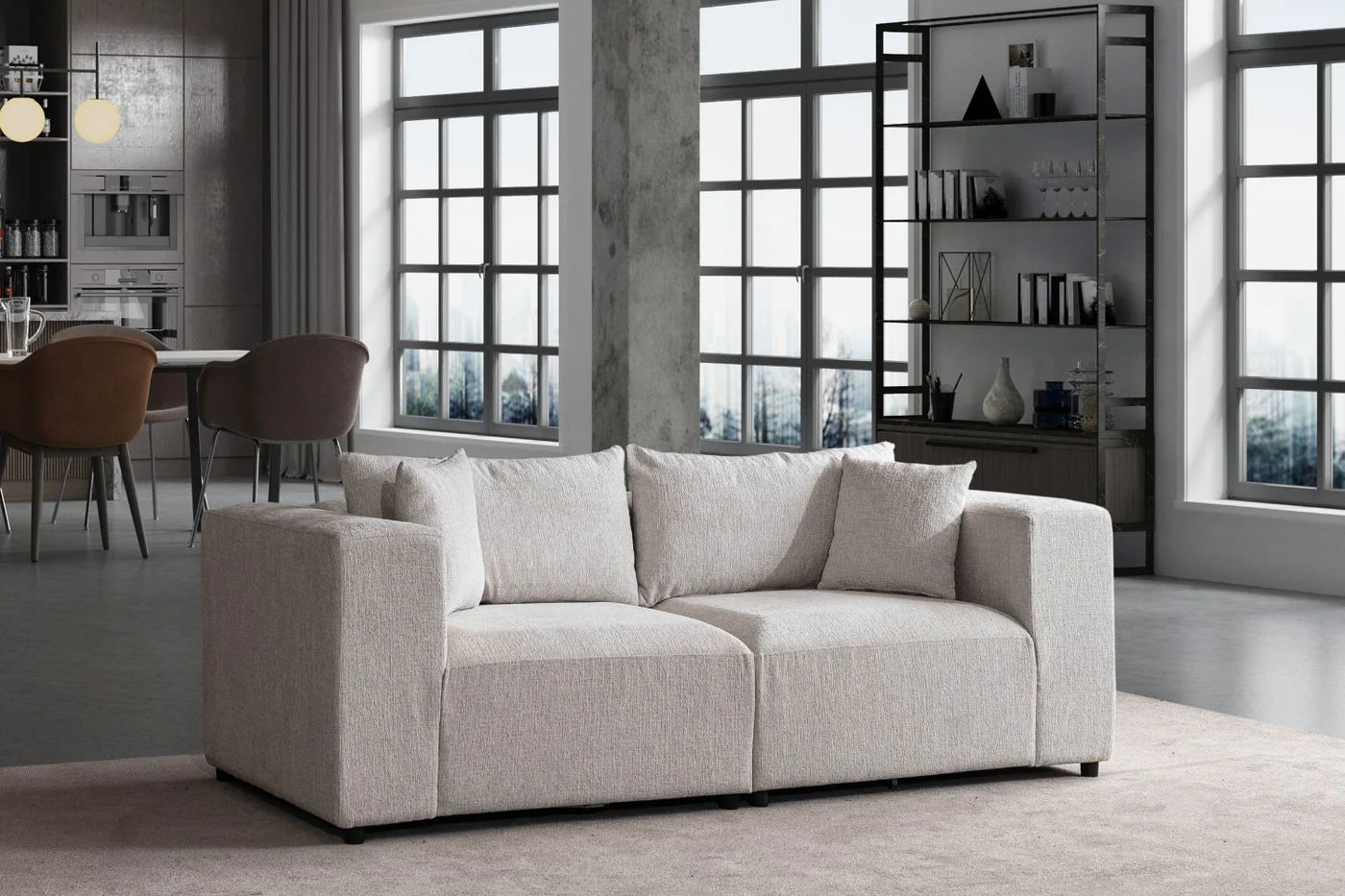 Canapé Modulable Azra Chenille