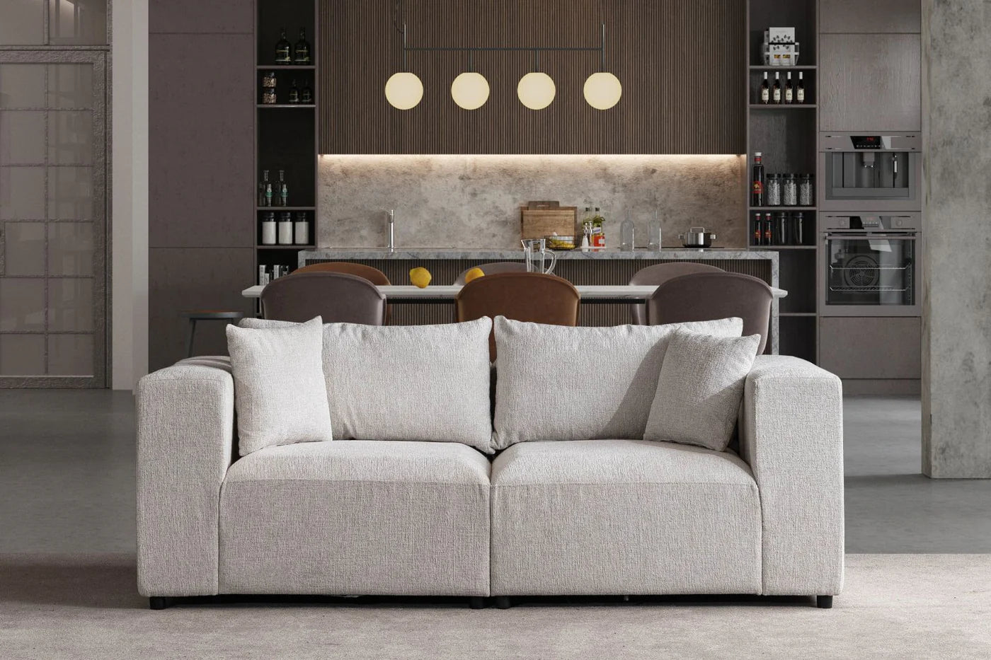 Canapé Modulable Azra Chenille