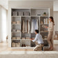 Armoire Dressing Rilona Blanc