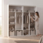 Armoire Dressing Rilona Beige