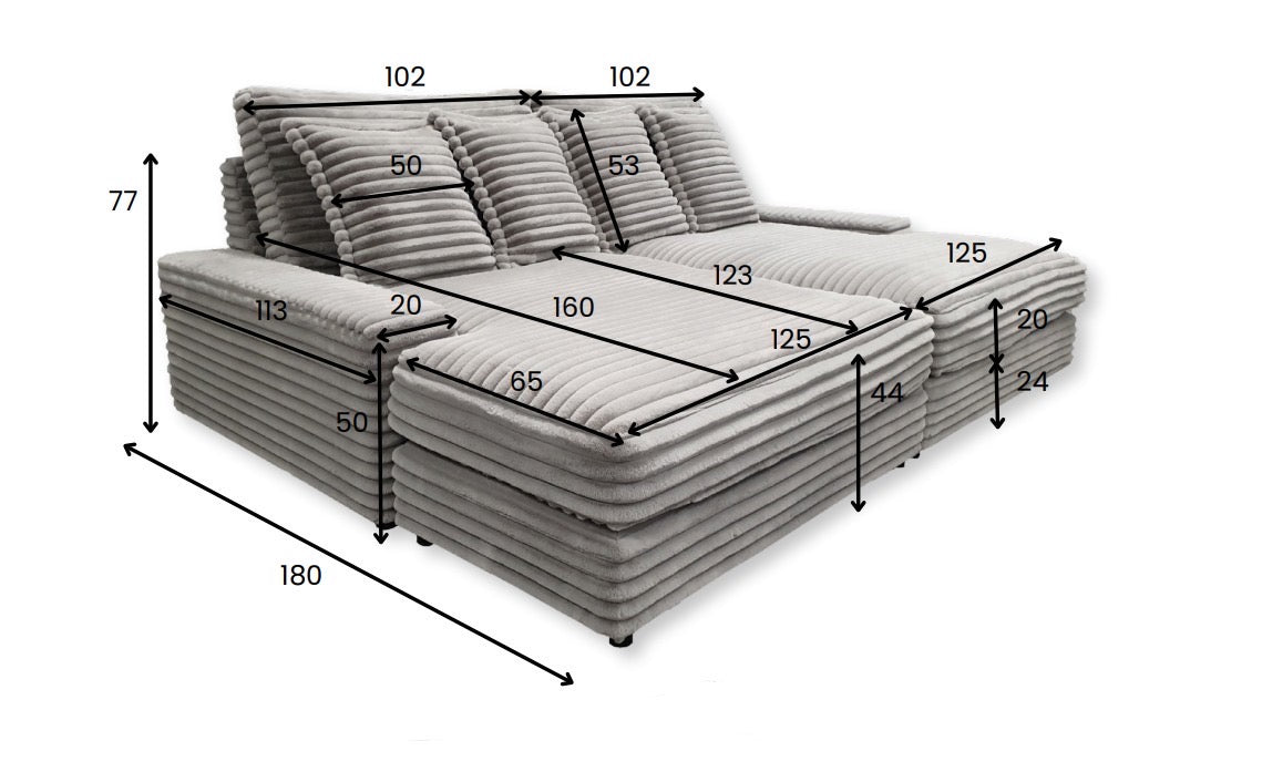Canapé Eval Doudoud Blanc Cassé