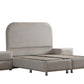 Lit Coffre JADE BLANC CASSÉ - Chenille