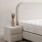 Lit Coffre JADE BLANC CASSÉ - Chenille