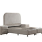 Lit Coffre JADE BLANC CASSÉ - Chenille