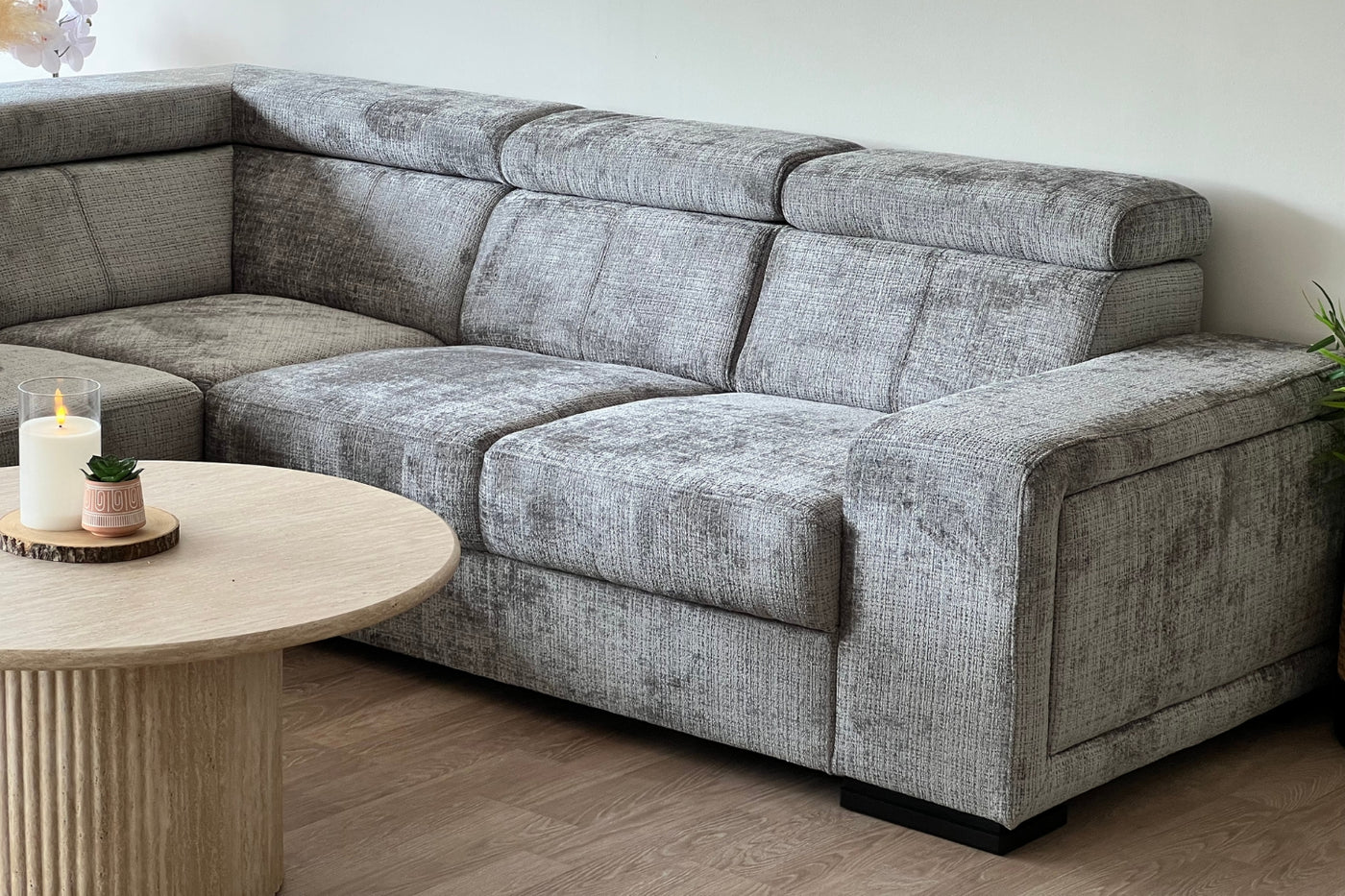 Canapé Korala Tweed Gris