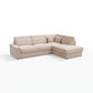 Canapé d'Angle Lexas Velours Beige