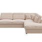 Canapé d'Angle Lexas Velours Beige